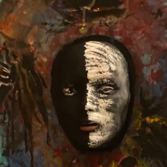 Mixed media art painting - Picture 5 of 5